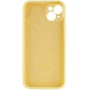 Чохол для iPhone Mobile Case Silicone Case Full Camera Protective Mellow Yellow for iPhone 15: Колір желтый