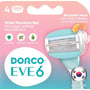 Dorco EVE Картриджи с 6 лезвиями 4 шт.