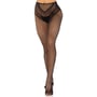 Колготки Leg Avenue Crotchless Net Tights with Heart Backseam Black One Size