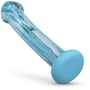 Стеклянный дилдо Gildo - Ocean Ripple Glass Dildo: Диаметр, см 3.8