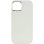 Чохол для iPhone TPU Case Bonbon Metal Style White для iPhone 12 Pro Max: Матеріали Силикон