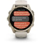 Смарт-часы Garmin Fenix 8 AMOLED 43mm Sapphire Soft Gold with Fog Grey/Dark Sandstone Silicone Band (010-02903-11): Материал корпуса нержавеющая сталь