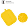 Чохол для навушників TPU Case with Belt Yellow for Apple AirPods Pro: Матеріал Термопластичний поліуретан