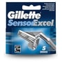 Gillette Sensor Excel Змінні касети для гоління для чоловіків 5 шт. (P0000002367)