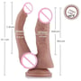 Двойной фаллоимитатор-насадка Hismith 9.8" Double Penetrator Silicone Dildo: Назначение Для двойного проникновения