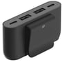 Адаптер Belkin Adapter USB-C to 2хUSB-C+2хUSB Black (BUZ001BT2MBKB7): Цвет черный