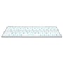 Клавиатура A4Tech FX61 White Ice Blue Backlit: Количество клавиш 78