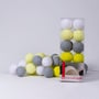 Гирлянда Cotton ball lights на 10 шаров 2,7м, Yellow Stone: Тип Хлопковые шарики