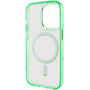 Чохол для iPhone Epik TPU Iris with MagSafe Light Green для iPhone 14: Колір зеленый