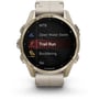 Смарт-часы Garmin Fenix 8 AMOLED 43mm Sapphire Soft Gold with Limestone Leather Band (010-02903-40): Дисплей 1.3" AMOLED (416x416) / Corning Gorilla Glass