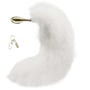 Анальна пробка LOCKINK Sevanda White Fox-Tail Anal Rose-shape Plug: Тип Анальные пробки