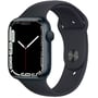 Apple Watch Series 7 45mm GPS+LTE Midnight Aluminum Case with Midnight Sport Band (MKJP3)