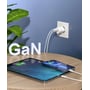 Зарядний пристрій Choetech Wall Charger USB+USB-C GaN 33W White (PD5006): Особливості Швидка зарядка, Power Delivery (PD), USB-C