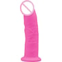 Фаллоимитатор SilexD Robby Pink Glow in the dark Premium Silicone Dildo Model 2 Size 6"