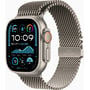 Apple Watch Ultra 2 GPS + Cellular 49mm Natural Titanium Case with Natural Titanium Milanese Loop - Large (MX5T3)