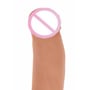 Фалоімітатор з мошонкою Get Real Silicone Dildo 7 inch w Balls, 18х3.5 см: Наявність вібрації  немає