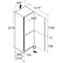 Холодильник Liebherr CBNsfd 5723: Додаткові можливості Перенавішування дверей, Режим "Відпустка", захист від дітей, Швидке охолодження, дисплей, Зона свіжості, швидка заморозка
