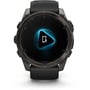 Смарт-годинник Garmin Fenix 8 AMOLED 51mm Sapphire Carbon Grey DLC with Black/Pebble Grey Silicone Band (010-02905-21) фото 9