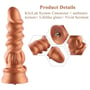 Фаллоимитатор-насадка Hismith Spiral Grain Silicone Dildo Monster Series: Назначение Вагинальные