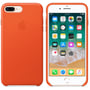 Чохол для iPhone Apple Leather Case Bright Orange (MRGD2) for iPhone 8 Plus/iPhone 7 Plus: Колір помаранчевий