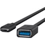 Адаптер Belkin Adapter USB-C to USB-A 14cm Black (F2CU036btBLK): Колір чорний