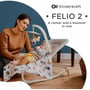 Шезлонг-гойдалка Kinderkraft Felio 2 Stone Grey (KBFELI20GRY0000): Конструкція опори без коліщаток