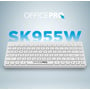 Клавіатура OfficePro SK955W Wireless/Bluetooth White фото 3