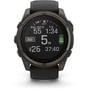 Смарт-годинник Garmin Fenix 8 Solar 51mm Sapphire Carbon Grey DLC Titanium with Black/Pebble Grey Silicone Band (010-02907-11) фото 10