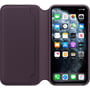 Чохол для iPhone Apple Leather Folio Case Aubergine (MX092) for iPhone 11 Pro Max: Матеріали шкіра