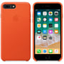 Чохол для iPhone Apple Leather Case Bright Orange (MRGD2) for iPhone 8 Plus/iPhone 7 Plus: Матеріали шкіра