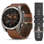 Смарт-часы Garmin Fenix 8 AMOLED 51mm Sapphire Carbon Grey DLC with Chestnut Leather Band (010-02905-40) фото 13