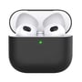 Чохол для навушників AhaStyle Silicone Case Black (X002UH490T) for Apple AirPods 3