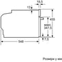 Духова шафа електрична Bosch CMG636BW1: Потужність підключення, Вт 3650 Вт