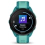 Смарт-часы Garmin Forerunner 165 Music Turquoise/Aqua (010-02863-32): Фитнес-функции Подсчет калорий, Альтиметр, GPS-модуль, Пульсоксиметр, Шагомер, Пульсометр