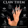 Набір каблучок з пазурами Master Series Five-Piece Sensation Claw Rings - Silver: Розмір Универсальный