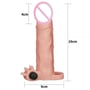 Насадка з вібрацією LoveToy Add Pleasure X-Tender Vibrating Penis Sleeve Flesh Add 2", Flesh: Для кого Для чоловіків