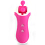 Стимулятор з імітацією оральних ласок FeelzToys - Clitella Oral Clitoral Stimulator Pink: Довжина, см 11