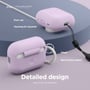 Чехол для наушников Elago Silicone Hang Case Lavender (EAPP2SC-HANG-LV) for Apple AirPods Pro 2: Особенности С карабином