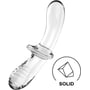 Скляний дилдо Satisfyer Double Crystal (Transparent)