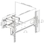 Кронштейн для ТБ UniBracket BZ31-63: Кут повороту -60°~+60°