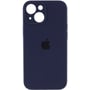 Чохол для iPhone Mobile Case Silicone Case Full Camera Protective Midnight Blue для iPhone 15