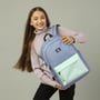 Рюкзак GoPack Education Teens 140L-2 м'ятно-блакитний (GO24-140L-2): Спинка Мягкая (без ребер жесткости)