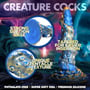 Фантазийный фаллоимитатор Кракен Creature Cocks Lord Kraken Tentacled Silicone Dildo: Мошонка Нет