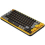 Клавиатура Logitech POP Keys Wireless Mechanical Keyboard UA Blast Yellow (920-010735): Интерфейс подключения Bluetooth