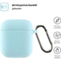 Чохол ArmorStandart Ultrathin Silicone Case With Hook Sky Blue (ARM59692) для Apple AirPods 2: Тип Чехол