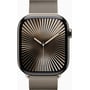 Apple Watch Series 10 46mm GPS+LTE Natural Titanium Case with Natural Milanese Loop: Розмір 46mm