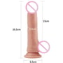 Фалоімітатор LoveToy Dual-Layered Silicone Cock 8" Flesh: Призначення Вагинальные