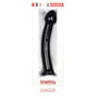 Фаллоимитатор LoveToy Glass Romance 7.5" Black: Назначение Вагинальные