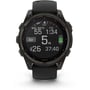 Смарт-годинник Garmin Fenix 8 Solar 47mm Sapphire Carbon Grey DLC Titanium with Black/Pebble Grey Silicone Band (010-02906-11): Дисплей 1.3" (260x260)