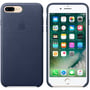 Чохол для iPhone Apple Leather Case Midnight Blue (MMYG2/MQHL2) for iPhone 8 Plus/iPhone 7 Plus фото 5